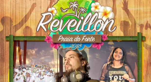 Réveillon Praia do Forte 2018. Imagem: Divulgação/Facebook página Mata De São João.