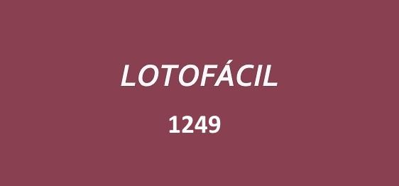 Lotofácil 1249.