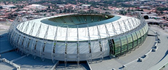Arena Castelão - Fortaleza/ Imagem: Divulgação Site Oficial.