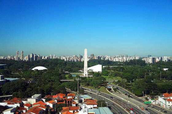 Parque Ibirapuera, famoso ponto turístico de São Paulo-SP. (Foto: Alexandre Giesbrecht)