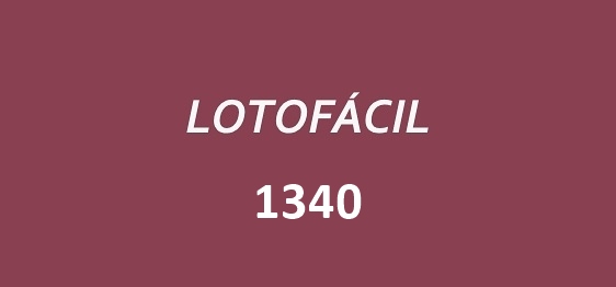 Lotofácil 1340.