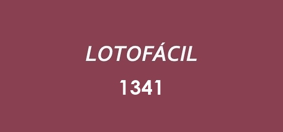 Lotofácil 1341.