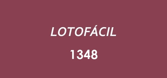 Lotofácil 1348.