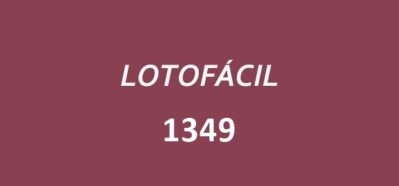 Lotofácil 1349.