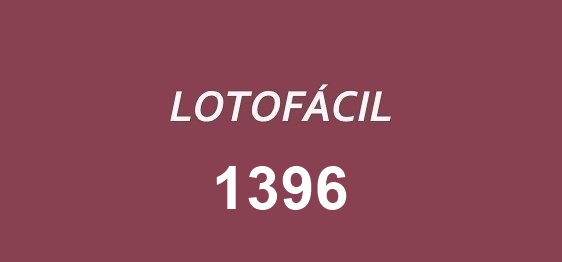 Lotofácil 1396.