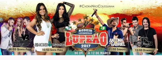 No interior do Paraná, evento terá show de Simone e Simaria em março de 2017. Foto: Facebook/Reprodução