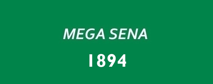 Mega Sena 1894.
