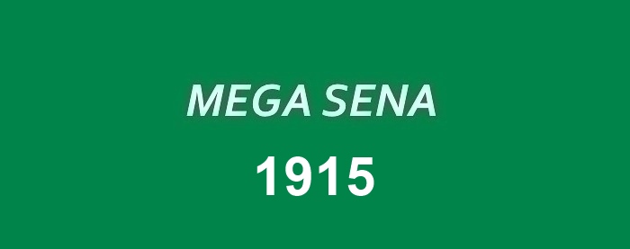 Mega Sena 1915.