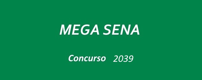 Mega Sena 2039